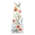 thumbnail image 5 of LSLJS Mode Femmes Summer Robe Décontractée Unie V-Neck Camis Sleeveless Long Dress, Sundress Summer Beach Dresses, 5 of 5