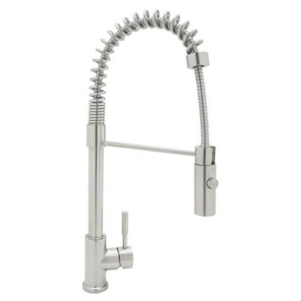 Rohl Modern Lux Single Side Lever Stainless Steel Professional Pulldown