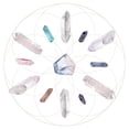 thumbnail image 2 of Parker, Jennifer Paxton 15x15 White Modern Wood Framed Museum Art Print Titled - Crystal Matrix II, 2 of 4