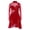 Burgundy, variant on Xnihocha Girls Rhinestones Figure Skating Dance Dress Irregular Hem Lyrical Dance Dresses Competition Dusty Pink 16