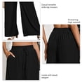 thumbnail image 4 of Pantalones de mujer ANGGREK transpirables pierna Ancha Cintura alta, 4 of 5