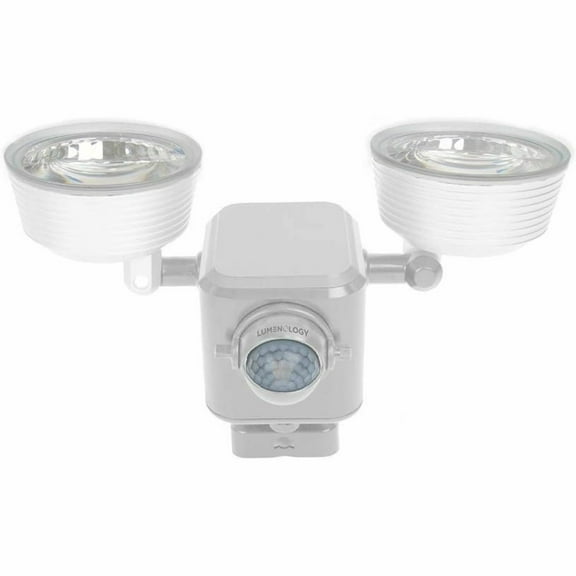 Limitless Innovations Lumenology Dual LED Battery Powered Wireless Motion Light, 160degree Beam Angle - White
