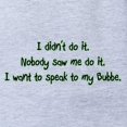 thumbnail image 2 of CafePress - Bubbe - Cute Infant Baby Football Bodysuit, 2 of 3