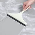 thumbnail image 1 of Multi-Purpose Glass Scraper Cleaner, Ergonomic Shower Squeegee Efficient Wiper Design, Portable Window Car Tile Cleaning Tool for Bathroom Mirror Windshield, Blue, 1 of 7