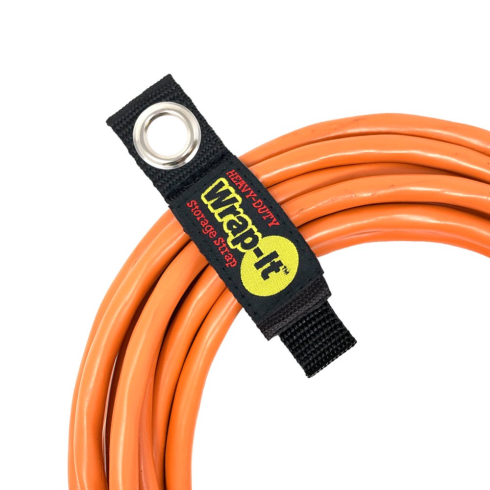 WrapIt Storage HeavyDuty Straps 7 in. (6 Pack) Extension Cord Wrap
