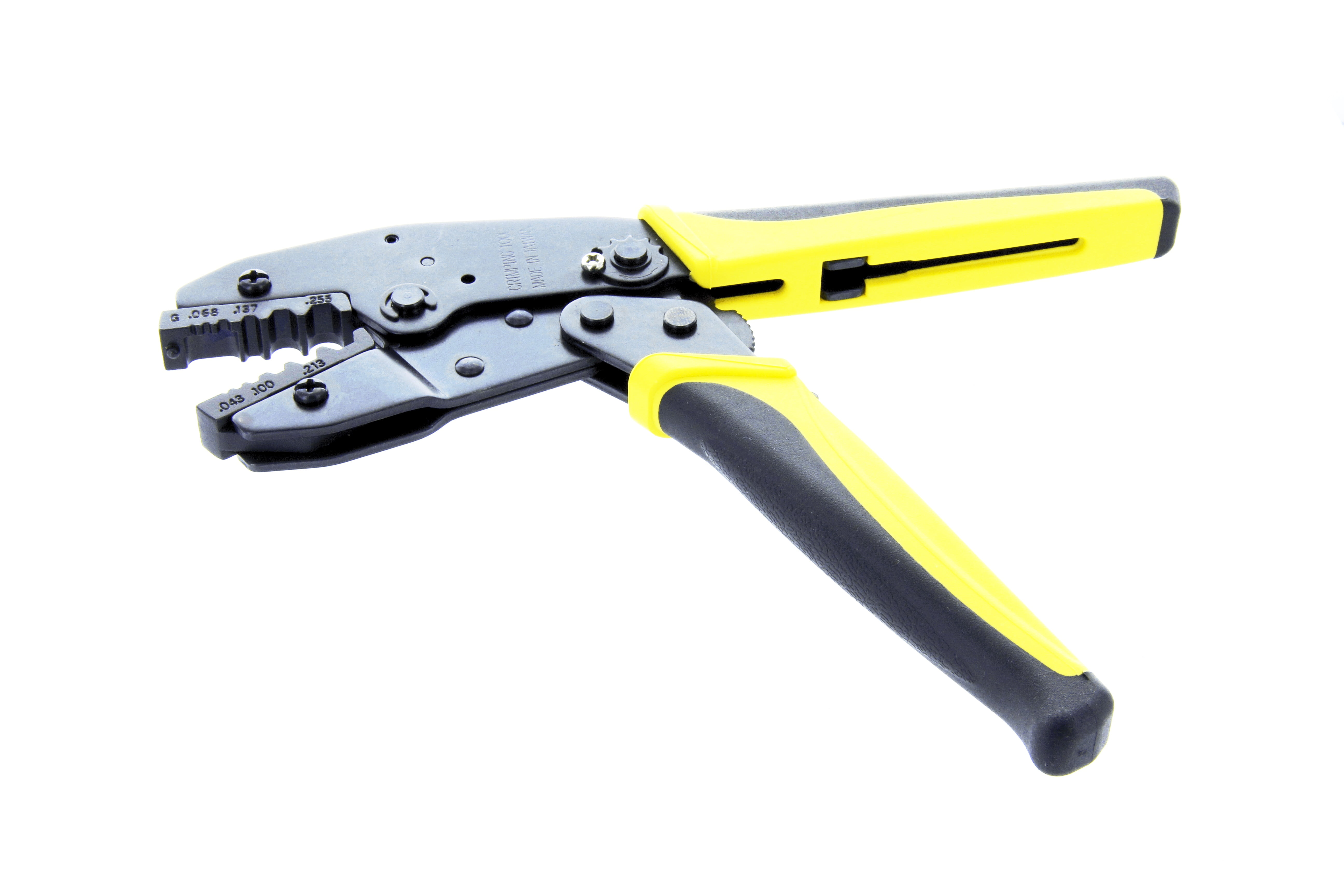 Professional Crimping Tool with Dies for Installing Crimp Connectors on