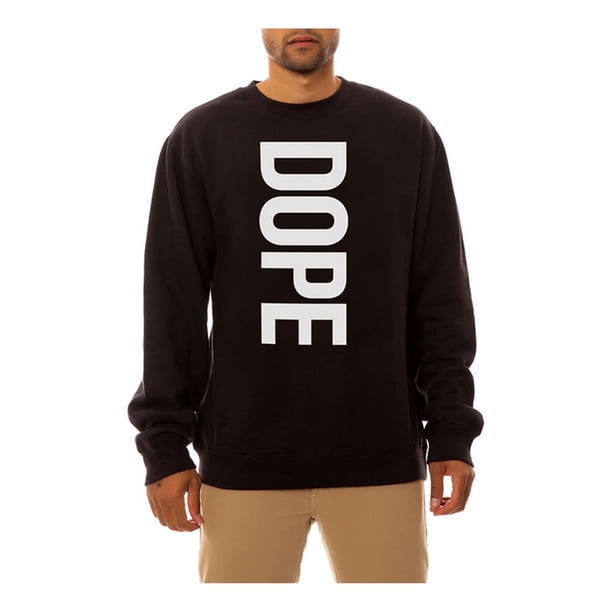 DOPE The Vertical Sudadera para Hombre, Negro, X-Large