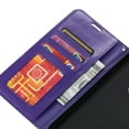 thumbnail image 6 of Allytech Samsung Galaxy S21 Ultra Case, Premium PU Leather Slim Folio Kickstand Shockproof Impact Resistant Credit Cards Holders Wallet Case Cover for Samsung Galaxy S21 Ultra 6.8-Inch, Purple, 6 of 6