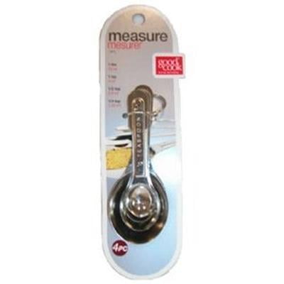 Juego clásico de 4 cucharas medidoras de acero inoxidable Good Cook