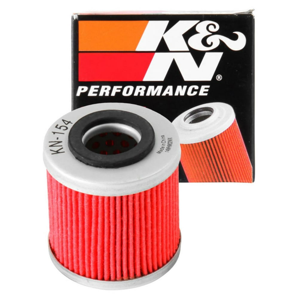 K&N Motorcycle Oil Filter: High Performance, Premium, Designed to be ...