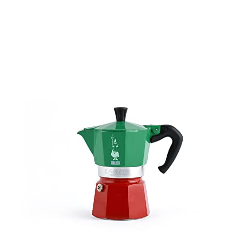 Bialetti 5322 Moka Express Espresso Maker, Green/Red