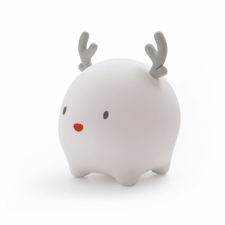 

Usb Deer Silicone Atmosphere Light With Sleeping Light Night Led Light Wire Christmas Lights Warm (White)