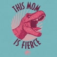 thumbnail image 2 of Women's Jurassic World T. Rex This Mom is Fierce Racerback Tank Top Tahiti Blue X Large, 2 of 4