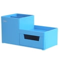 thumbnail image 3 of Organizador de Escritorio Deli Rio Azul con Cajón para Plumas Plumones, 3 of 4