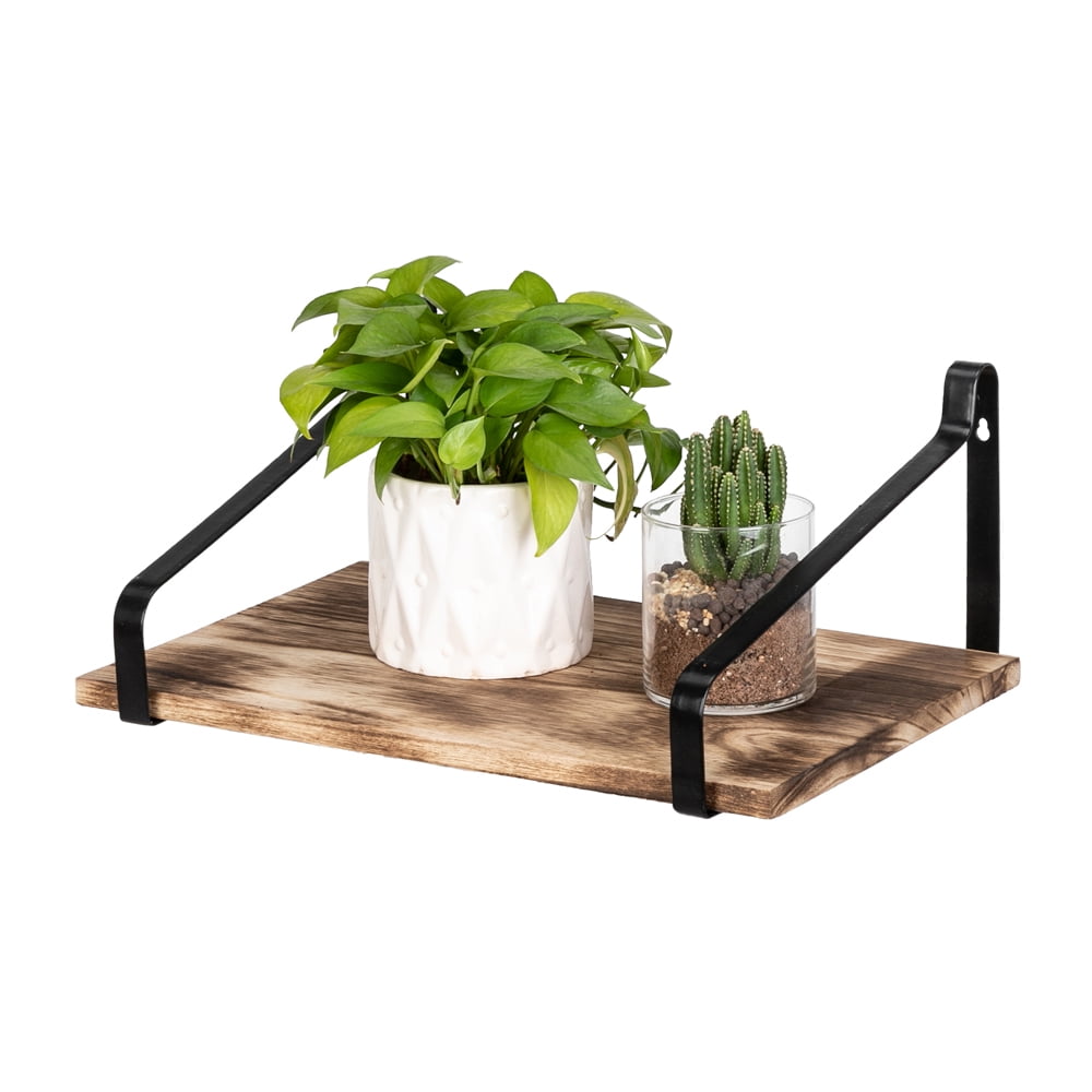 Kepooman 2Pcs Floating Shelves Wall Mount for Kitchen Living Room Bathroom Bedroom