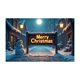 thumbnail image 1 of Muñeco De Nieve Nocturno Con Diseño De Coche Navideño. Pancarta Para Puerta De Garaje Exterior. Gran Decoración Navideña. Cubierta Para Puerta. Temporada. Puerta De Garaje Exterior. Pared Del Hogar., 1 of 3