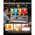 thumbnail image 3 of KFFKFF Slushie Machine, 12L/3.17Gal x 4 Tank Commercial Slushy Maker, Frozen Drink Maker with Self-Cleaning, 3 of 9
