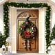 thumbnail image 4 of Seyotauo Merry Christmas Door Cover 35x71 Christmas Gift Box Present Hanging Banner Decoration Winter Holiday Bow Window Door Cover Stripes Ornaments Year Party Home Wall Outdoor, 4 of 6