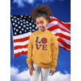 thumbnail image 2 of 4Th Of July Flower Art Hoodie Juniors -Image by Shutterstock,  Small, 2 of 4