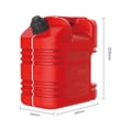 thumbnail image 2 of Bidón de gasolina Lata de gasolina a prueba de derrames de 10L, diseño de apagado automático portáti Romacci Bidón de gasolina, 2 of 6