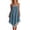 *Light Blue, variant on VBVC Women's Cotton-Linen Lace Trim Linen Slip Dress , Ladies' Spaghetti Strap Asymmetrical Hem Dress , Summer Casual Boho Swing Dress For Women,Army Green,S-2XL