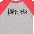 thumbnail image 4 of Inktastic Music Staff Musical Gift Boys or Girls Toddler T-Shirt, 4 of 5
