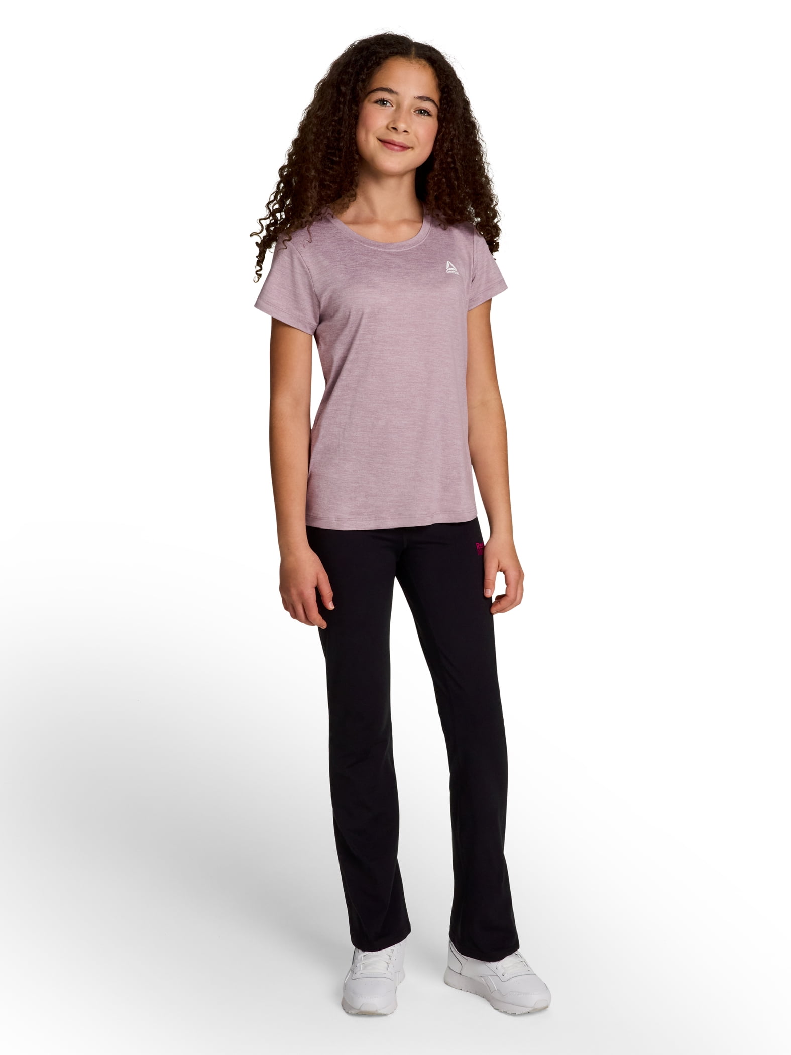 Reebok Girl's Legacy Performance Short Sleeve T-Shirt, Sizes 4-18