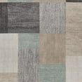 thumbnail image 2 of 5â€™ x 7â€™ Beige and Black Modern Blocks Area Rug, 2 of 5