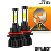 For Chevy Metro 1998-2001 LED Headlight Bulbs, 9007 High Low Beam in one, 6000K Cool White 8000LM Super Bright 40W High Power Output, Canbus Ready, Easy Setup, Plug-N-Play Halogen Replacement