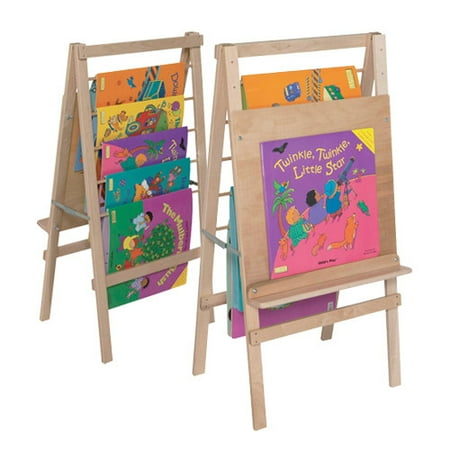 Maple Easels - Wood Designs Big Book Folding Flipchart Easel