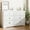 White, variant on Walsunny 6 Drawer Double Dresser White Wooden Dresser Wide Chest of Drawers with Metal Foot Supprt Storage Organizer Dresser for Bedroom