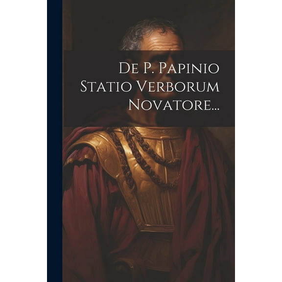 De P. Papinio Statio Verborum Novatore... (Paperback)