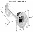 thumbnail image 3 of Mini Projector Wall Mount, Load 3kg Length 16-20cm Aluminum Material, for CCTV/Camera/Projector/Webcam - 360° Rotation (White), 3 of 5