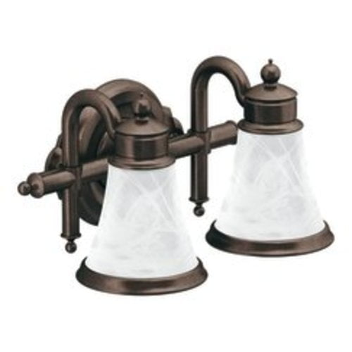 Moen Yb9862 14 Wide 2 Light Bathroom Fixture From The Waterhill Collection Bronze Com Light Bathroom Fixture, Moen Bathroom Light Fixtures