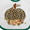 thumbnail image 4 of Inktastic Cheetah Print Pumpkin Boys or Girls Baby Bib, 4 of 4