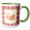 Green/White, variant on 3drose, Cute Happy Snail- Whimsical Art, 11oz Magic Transforming Mug