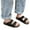 Black, variant on Slippers for Women Comfort Arch Support Slide Sandals Adjustable Slip on Beach Shoes Sandal
