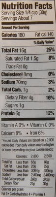 Woodstock Tamari Almonds 7.5 oz (Pack of 8)