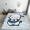 thumbnail image 3 of Sanrio Pochacco Throw Blanket Couch Bed Sofa Soft Lightweight Warm Cozy Flannel Fleece Bed Blanket For Kids Adults Gift Multiple Sizes Available 60"X50", 3 of 5