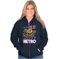 thumbnail image 3 of Retro Funny Sarcastic PACMAN Game Zip Up Hoodie Men's Women's Brisco Brands L, 3 of 6