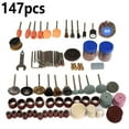 thumbnail image 2 of Ensemble de 147 Pcs d'Accessoires Rotatifs pour Outils de Meulage, Ponçage et Polissage Dremel, 2 of 10