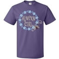 thumbnail image 3 of Inktastic Alaska Girl Forget-Me-Not Flower T-Shirt, 3 of 5