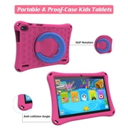 Kids Tablet, 10 inch Android Tablet for Kids, Toddler Tablet with Case, Parental Control, 6000mAh, Quad Core Processor, 2GB RAM 32GB ROM, HD Touch Screen Tablets, Pink