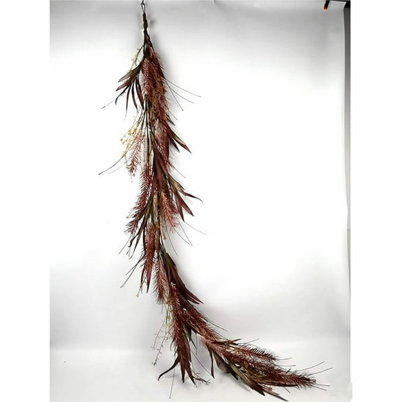 5.5' Burgundy Garland