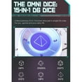 thumbnail image 6 of Dice Omni Dice 15 in 1 Dice Cube Metal Dice Set for Dungeons and Dragons TRPG,Adult, 6 of 9