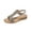 Gold, variant on Narveanno Wedge Sandals for Women Bohemia Rhinestone Open Toe Roman Heel Summer Dressy Women's Beach Casual Shoes Gold 7.5