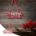 thumbnail image 5 of Valentine's Day Decoration "Happy Valentine's!" Decorative Pendant,Non-Woven Fabric Hanging Ornament Romantic Decor for Party & Home,13.8x5.6", 5 of 5