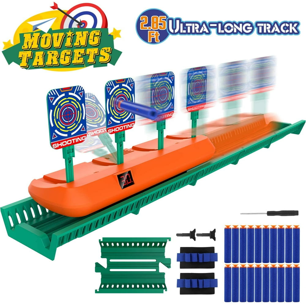 Moving Targets for Nerf Guns, Digital Auto Reset Shooting Practice