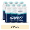 (2 pack) Evamor Naturally Alkaline Artesian Water Natural Artesian, 20 Fl Oz.