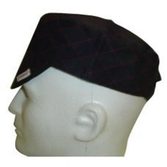 Style 3000 Black Quilted Shop Cap, Size 7-1/8